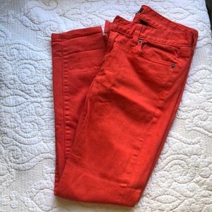 Coral stretch J. Crew toothpick jeans size 26